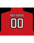 Mouse pad with the River Plate 2023-24 Away football shirt design by RIPA Football