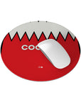 Mouse pad with the River Plate 2023-24 Away football shirt design by RIPA Football