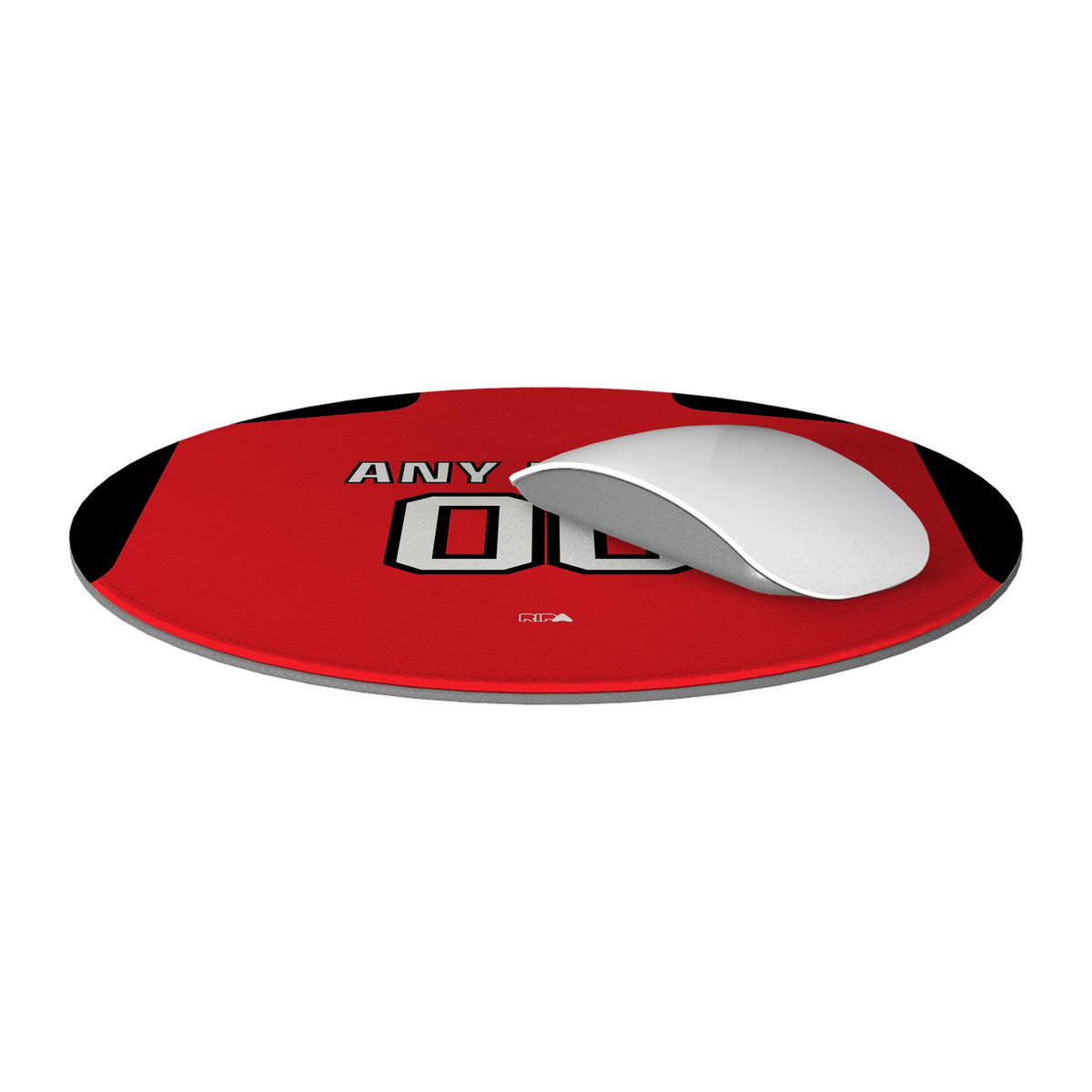 Mouse pad with the River Plate 2023-24 Away football shirt design by RIPA Football