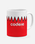 Mug with the River Plate 2023-24 Away football shirt design by RIPA Football