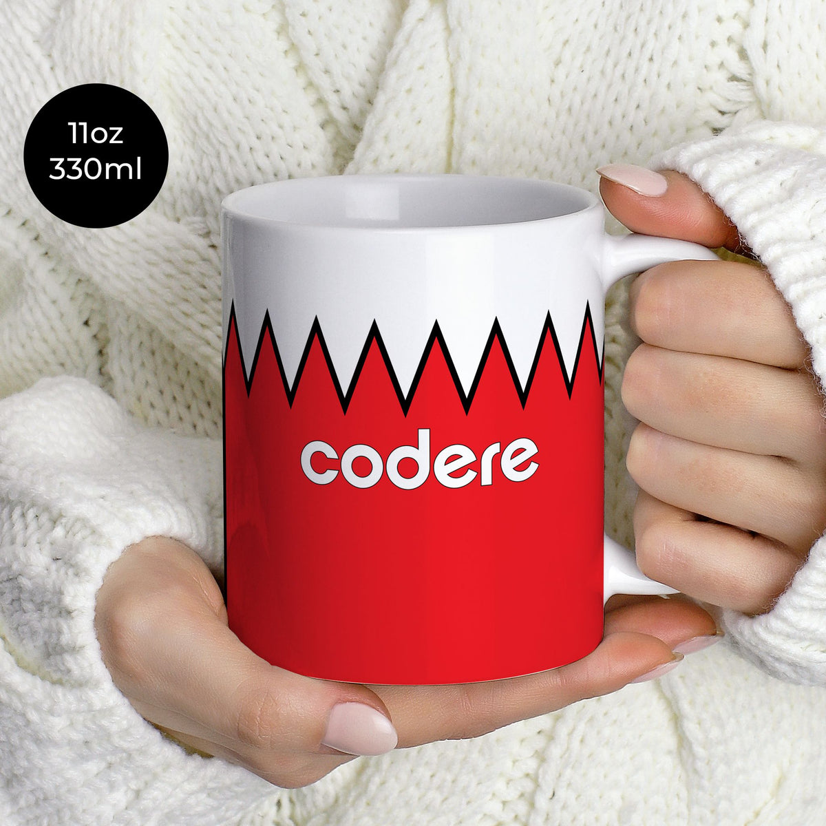 Mug with the River Plate 2023-24 Away football shirt design by RIPA Football