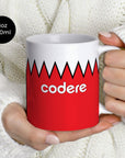 Mug with the River Plate 2023-24 Away football shirt design by RIPA Football