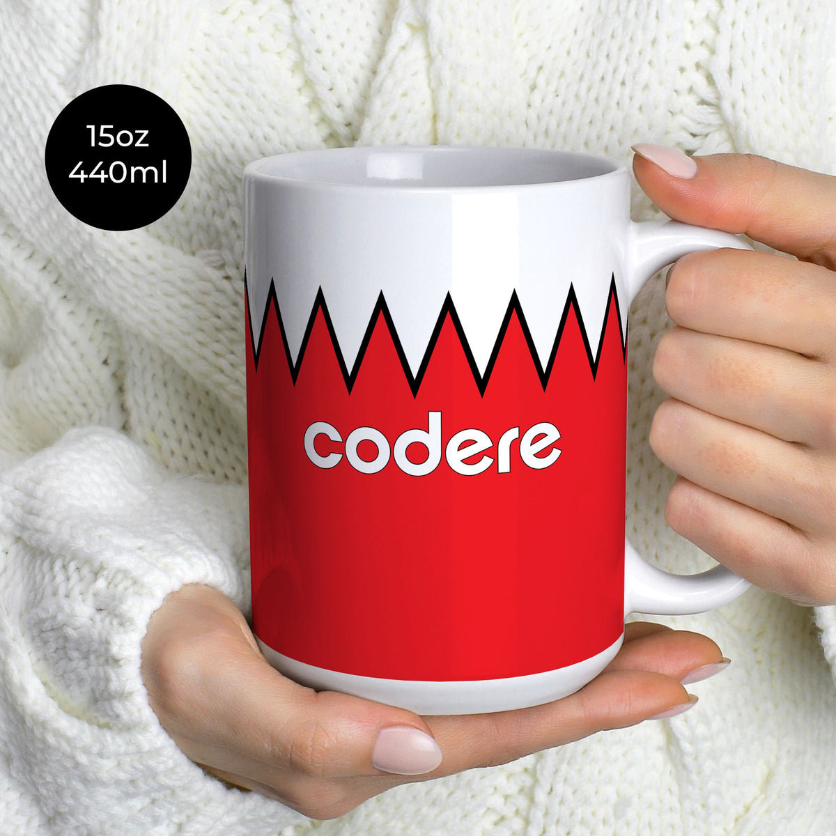 Mug with the River Plate 2023-24 Away football shirt design by RIPA Football