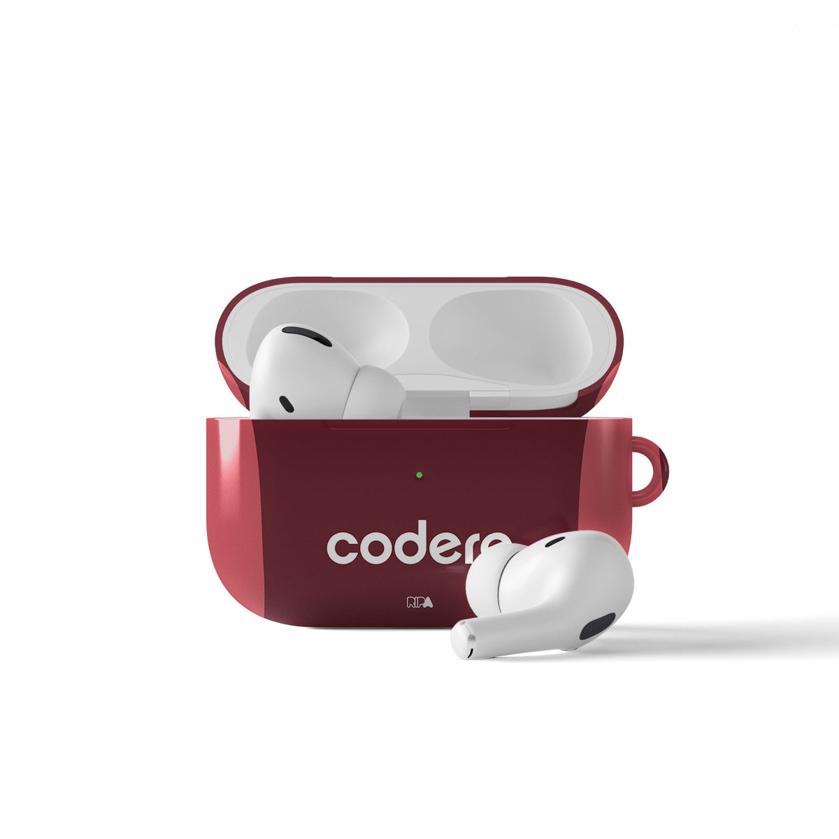 AirPods case with the River Plate 2024 Away football shirt design by RIPA Football