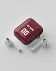 AirPods case with the River Plate 2024 Away football shirt design by RIPA Football