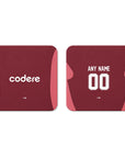 Coaster with the River Plate 2024 Away football shirt design by RIPA Football