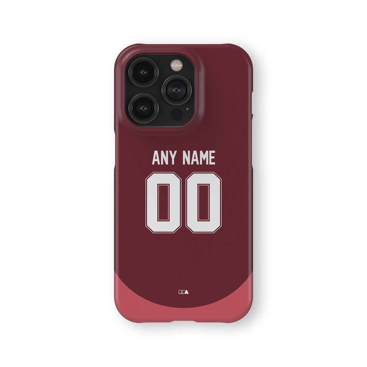 Phone case with the River Plate 2024 Away football shirt design by RIPA Football