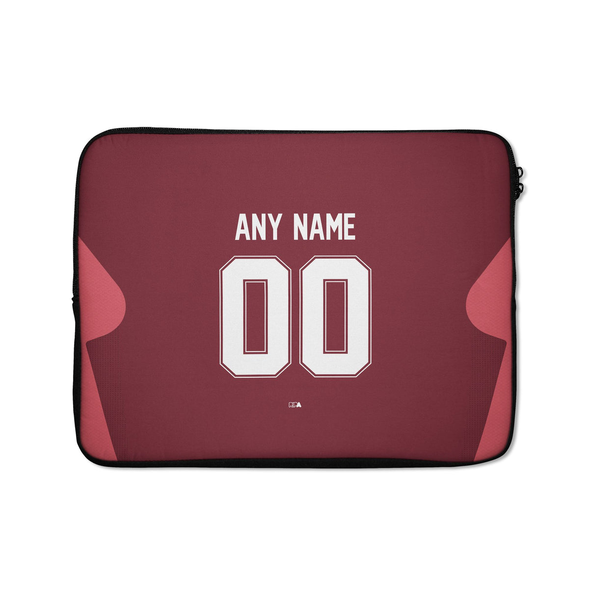 Laptop sleeve with the River Plate 2024 Away football shirt design by RIPA Football