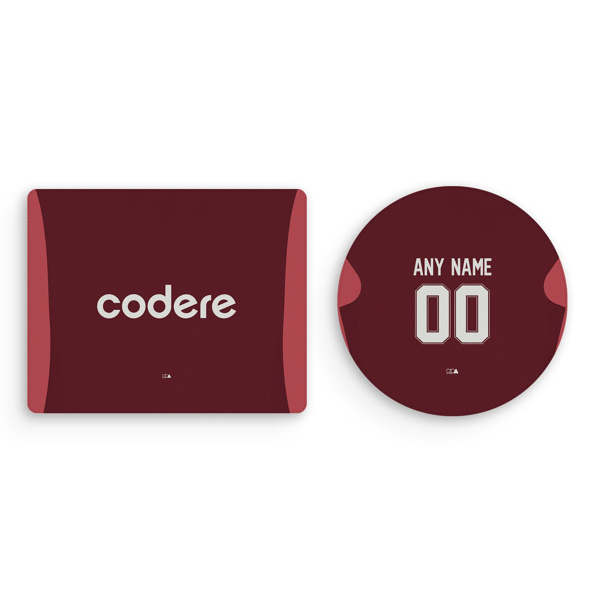 Mouse pad with the River Plate 2024 Away football shirt design by RIPA Football