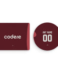 Mouse pad with the River Plate 2024 Away football shirt design by RIPA Football