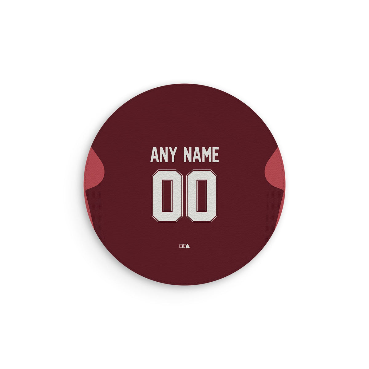Mouse pad with the River Plate 2024 Away football shirt design by RIPA Football