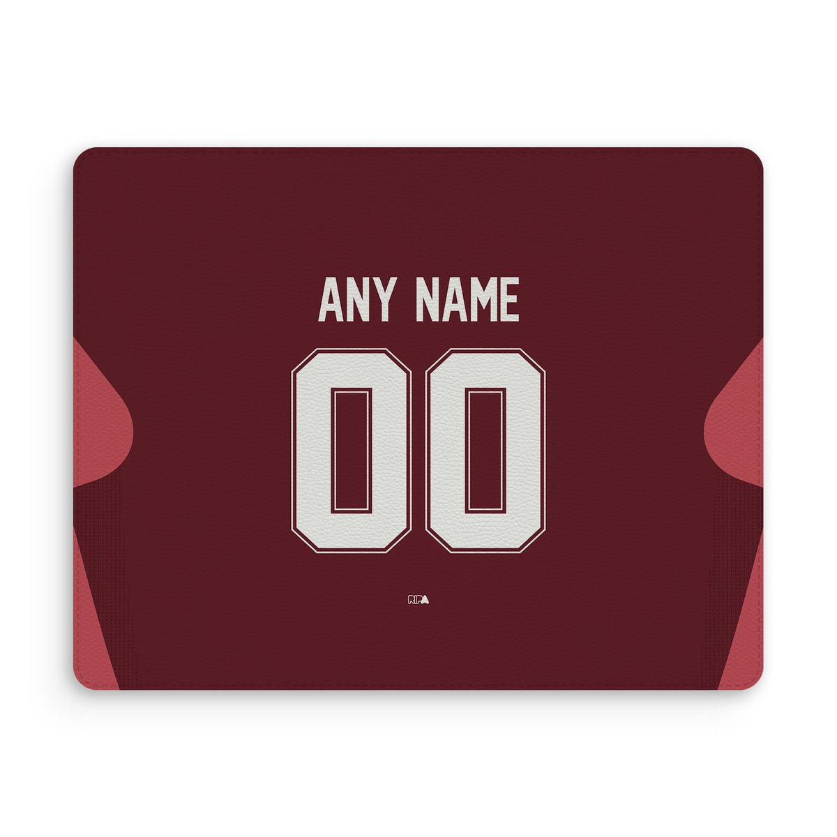 Mouse pad with the River Plate 2024 Away football shirt design by RIPA Football
