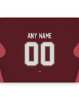Mouse pad with the River Plate 2024 Away football shirt design by RIPA Football