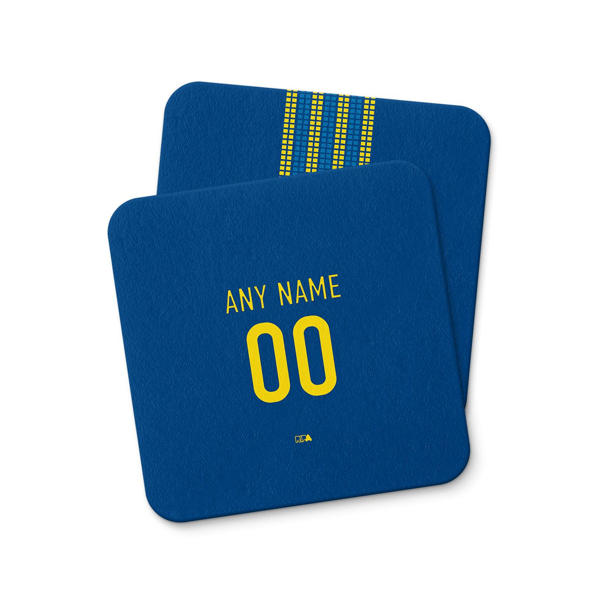 Coaster with the Rosario Central 2026 Third football shirt design by RIPA Football