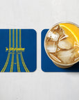 Coaster with the Rosario Central 2026 Third football shirt design by RIPA Football
