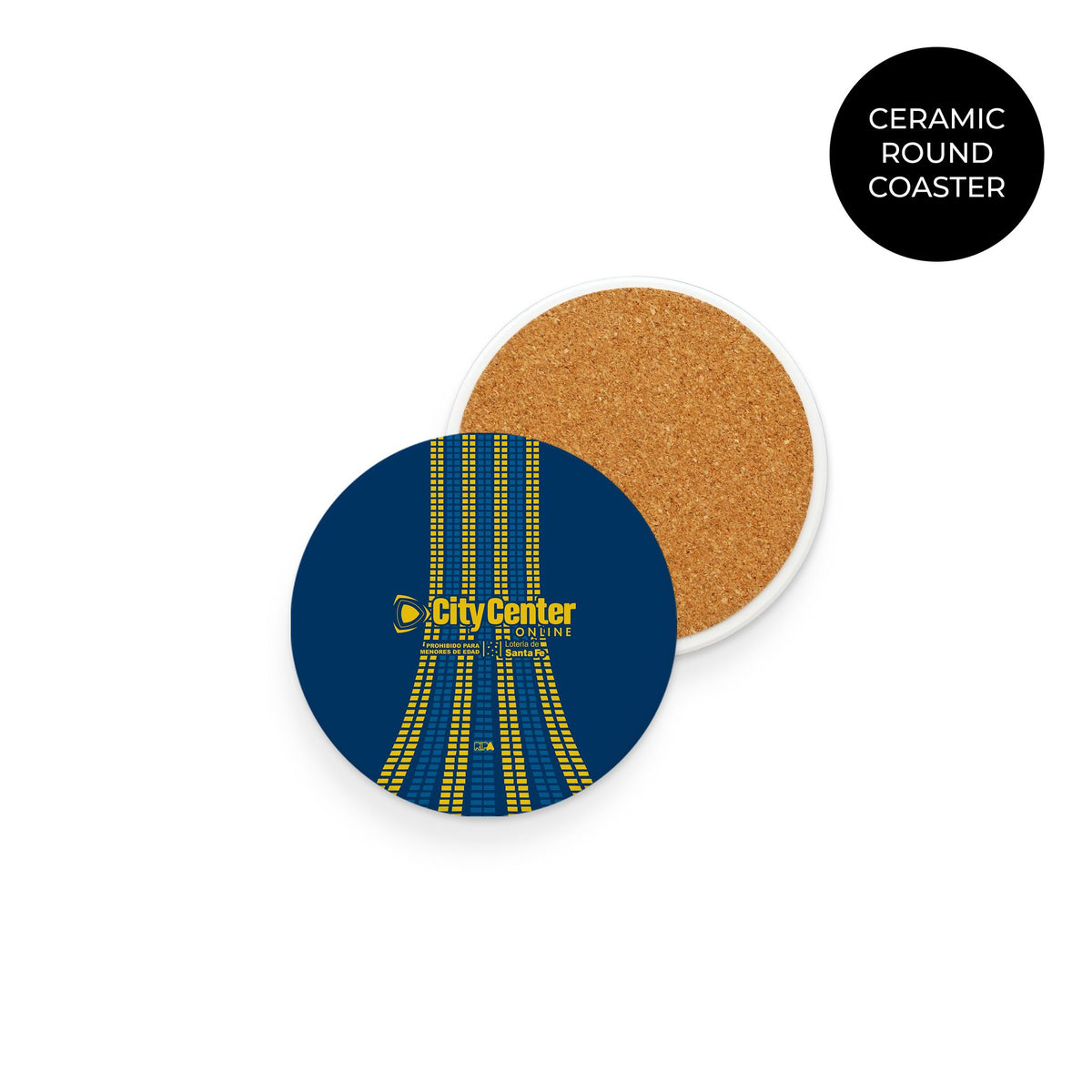 Coaster with the Rosario Central 2026 Third football shirt design by RIPA Football