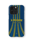 Phone case with the Rosario Central 2026 Third football shirt design by RIPA Football