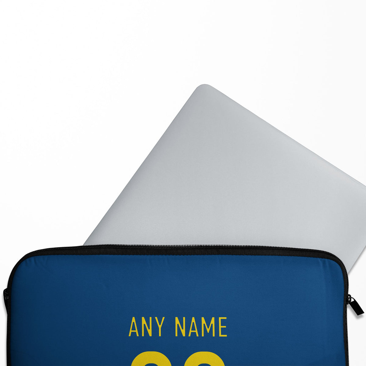 Laptop sleeve with the Rosario Central 2026 Third football shirt design by RIPA Football