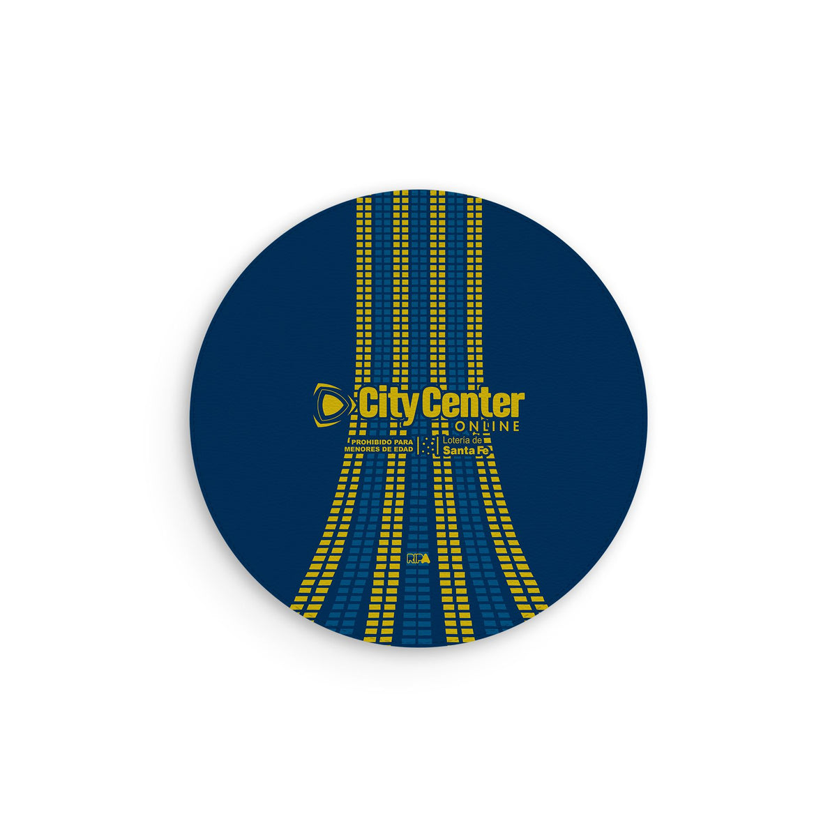 Mouse pad with the Rosario Central 2026 Third football shirt design by RIPA Football
