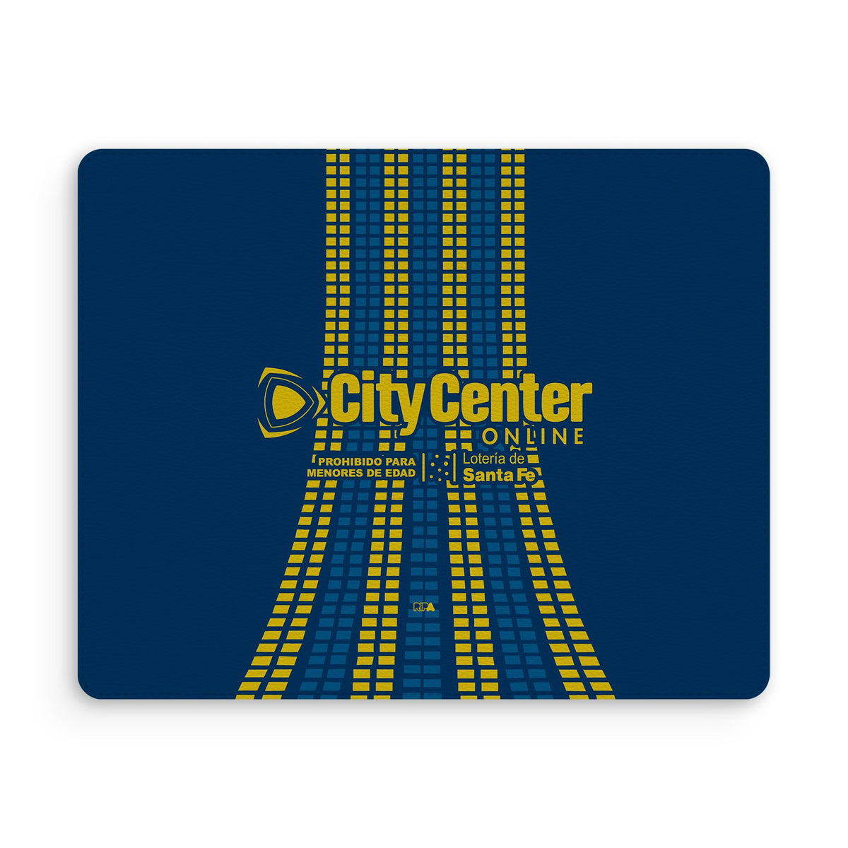Mouse pad with the Rosario Central 2026 Third football shirt design by RIPA Football