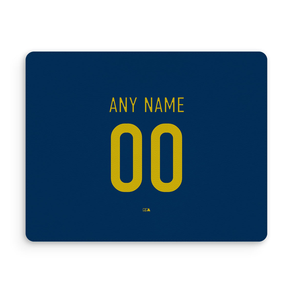 Mouse pad with the Rosario Central 2026 Third football shirt design by RIPA Football