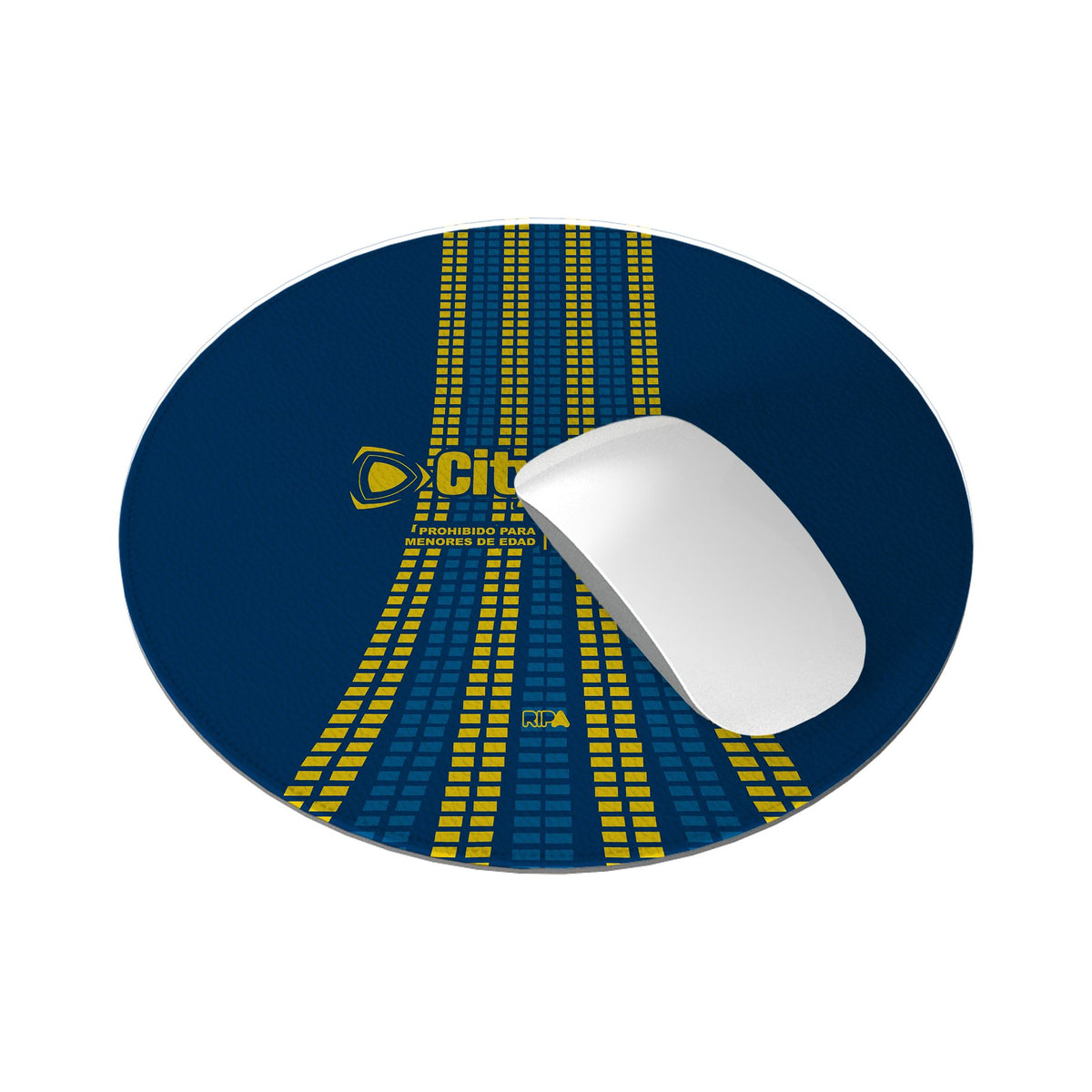 Mouse pad with the Rosario Central 2026 Third football shirt design by RIPA Football