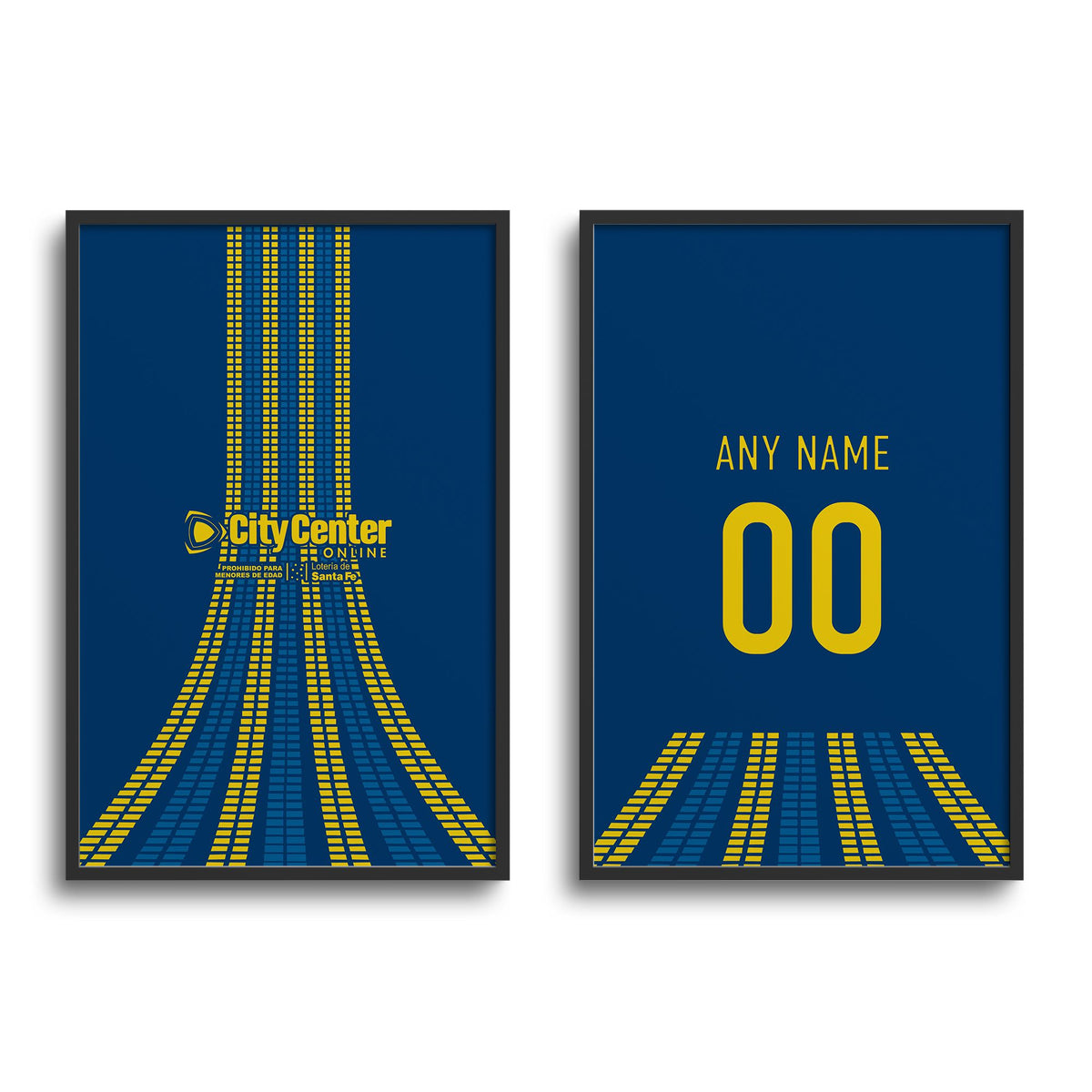 Print with the Rosario Central 2026 Third football shirt design by RIPA Football