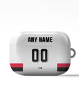 AirPods case with the Sampdoria 2026-27 Away football shirt design by RIPA Football
