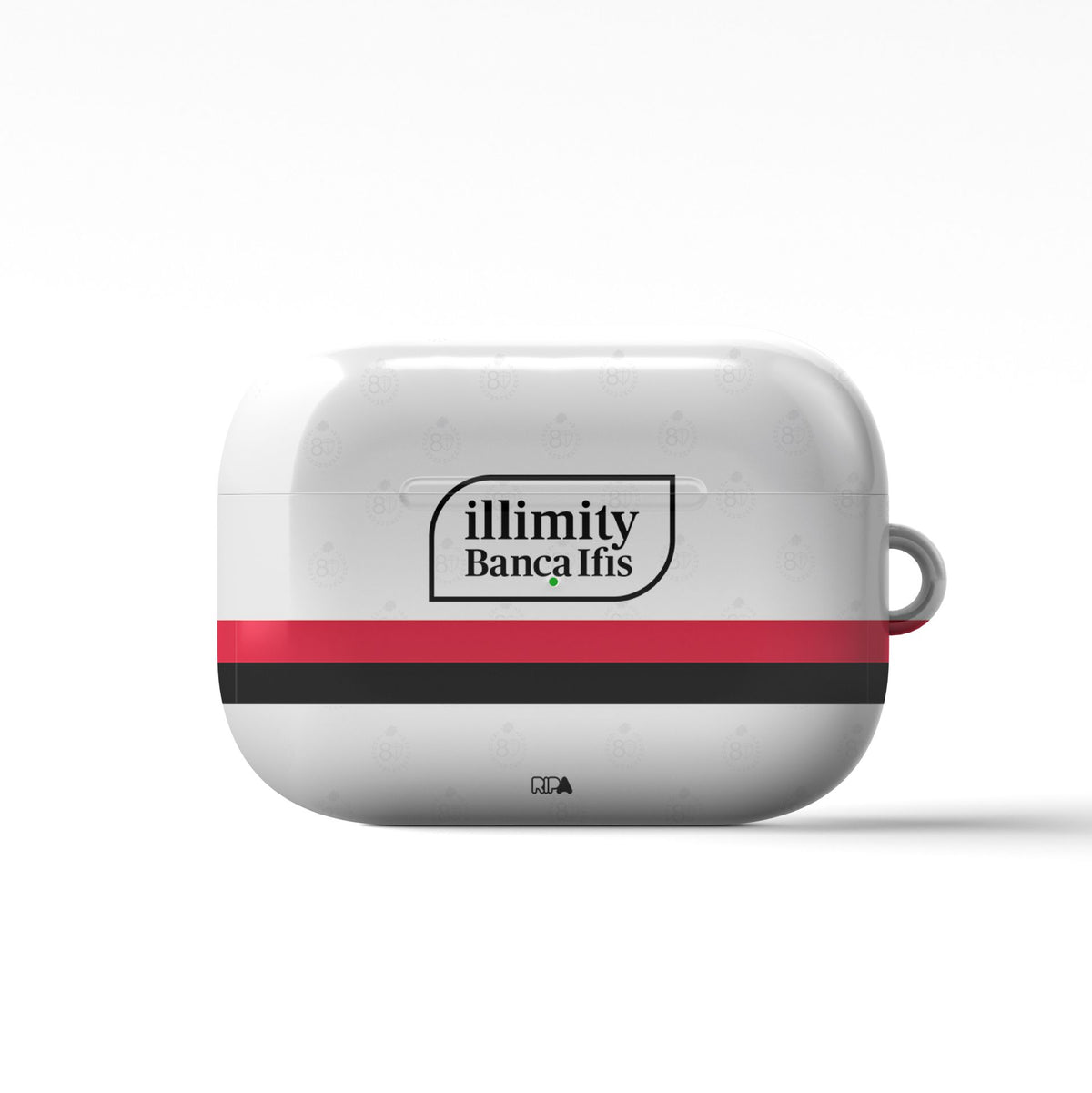 AirPods case with the Sampdoria 2026-27 Away football shirt design by RIPA Football