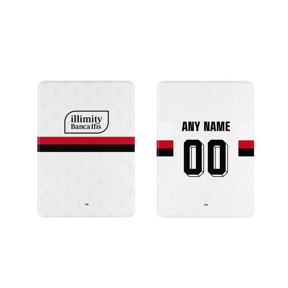 iPad case with the Sampdoria 2026-27 Away football shirt design by RIPA Football