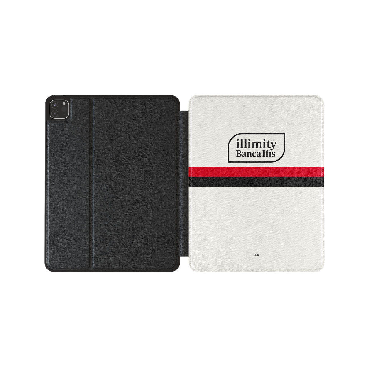 iPad case with the Sampdoria 2026-27 Away football shirt design by RIPA Football