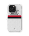 Phone case with the Sampdoria 2026-27 Away football shirt design by RIPA Football