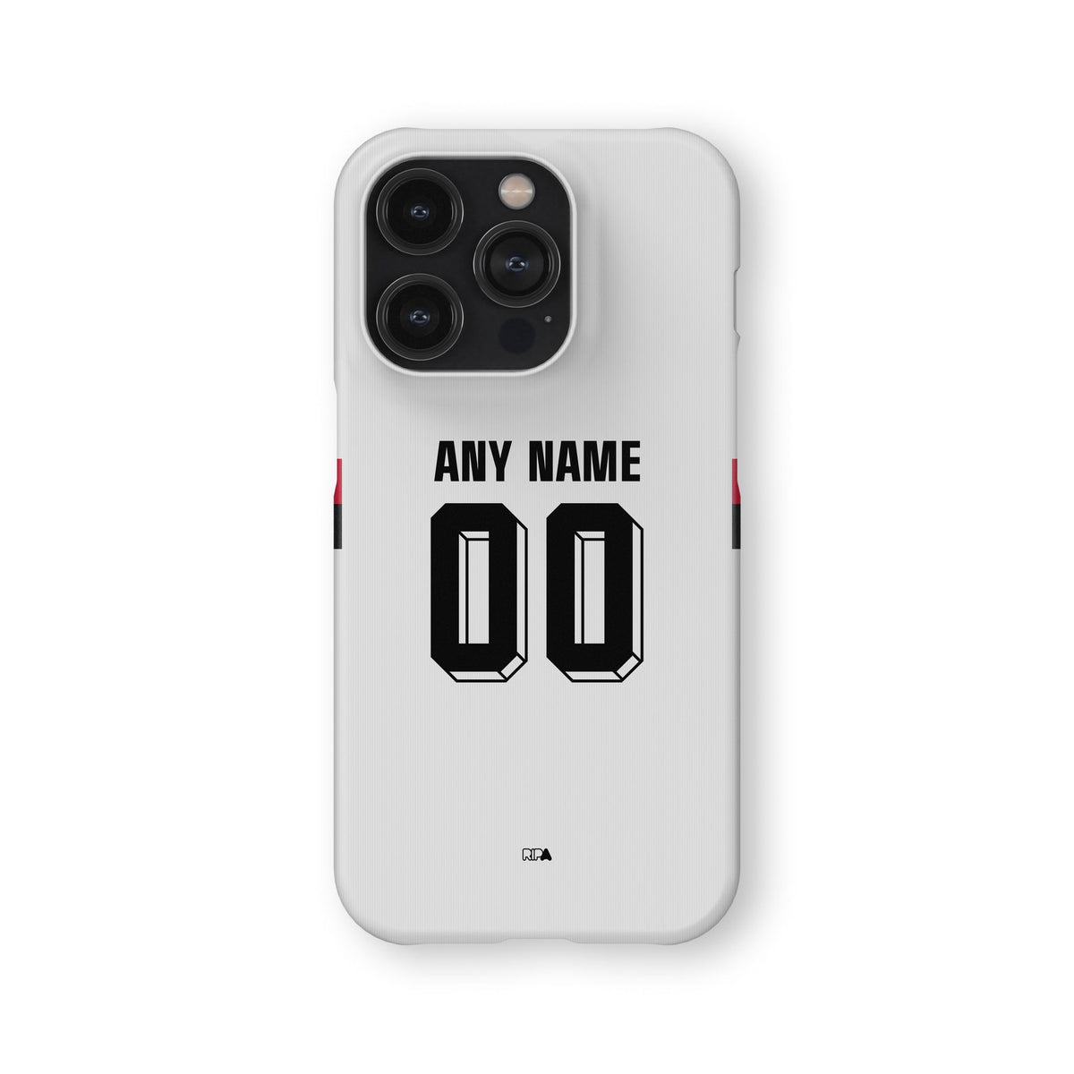 Phone case with the Sampdoria 2026-27 Away football shirt design by RIPA Football