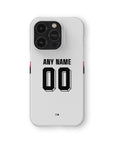 Phone case with the Sampdoria 2026-27 Away football shirt design by RIPA Football