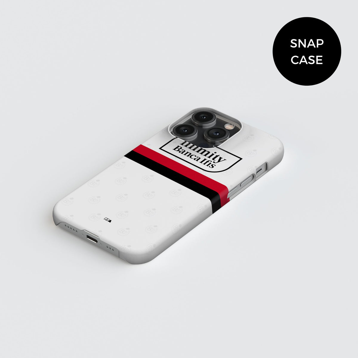 Phone case with the Sampdoria 2026-27 Away football shirt design by RIPA Football