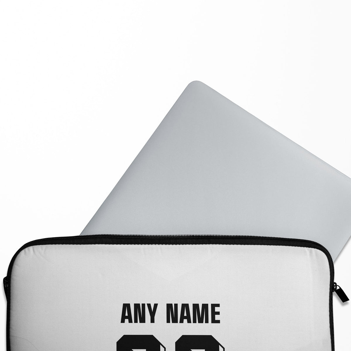Laptop sleeve with the Sampdoria 2026-27 Away football shirt design by RIPA Football