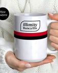 Mug with the Sampdoria 2026-27 Away football shirt design by RIPA Football