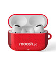 AirPods case with the Braga 2024-25 Home football shirt design by RIPA Football