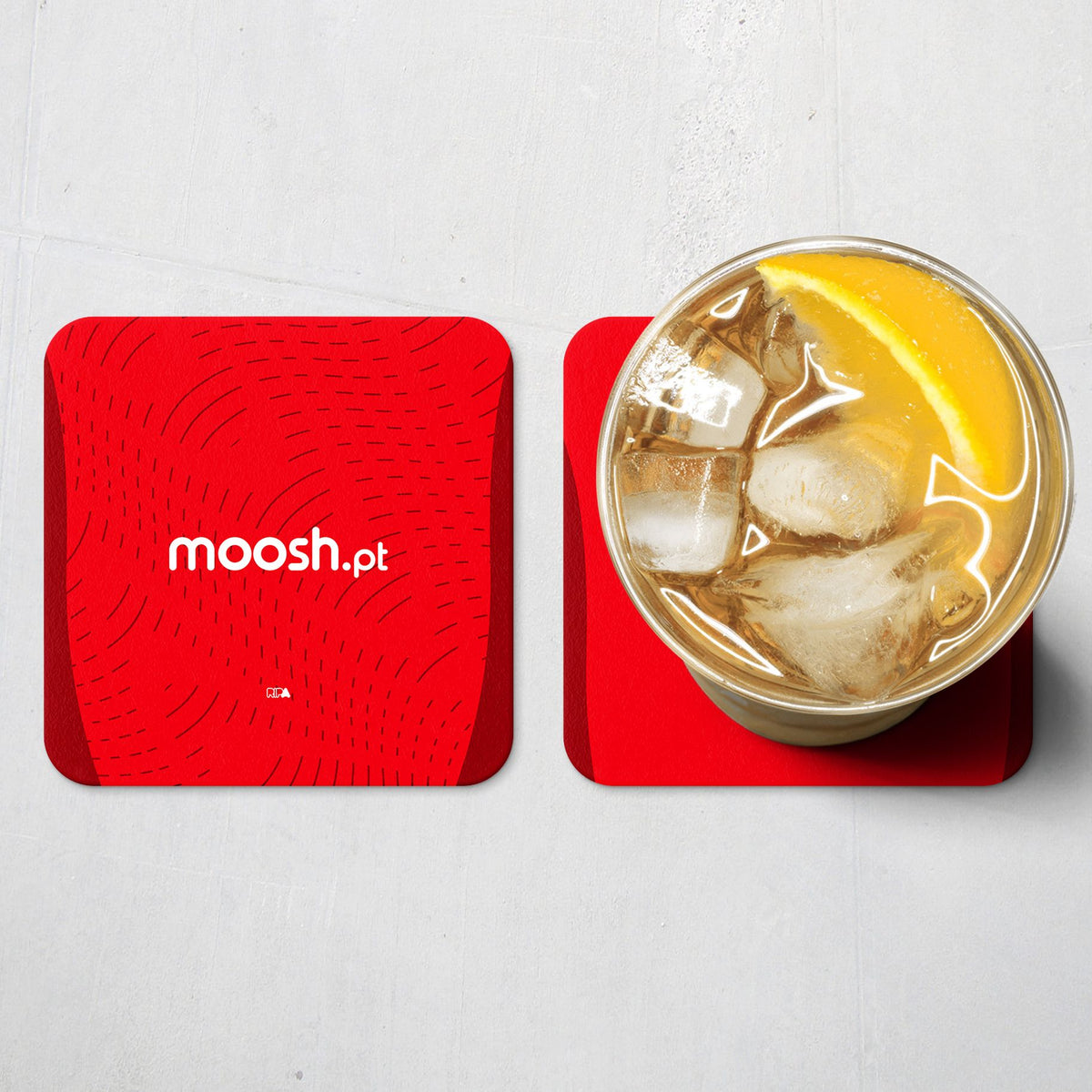 Coaster with the Braga 2024-25 Home football shirt design by RIPA Football