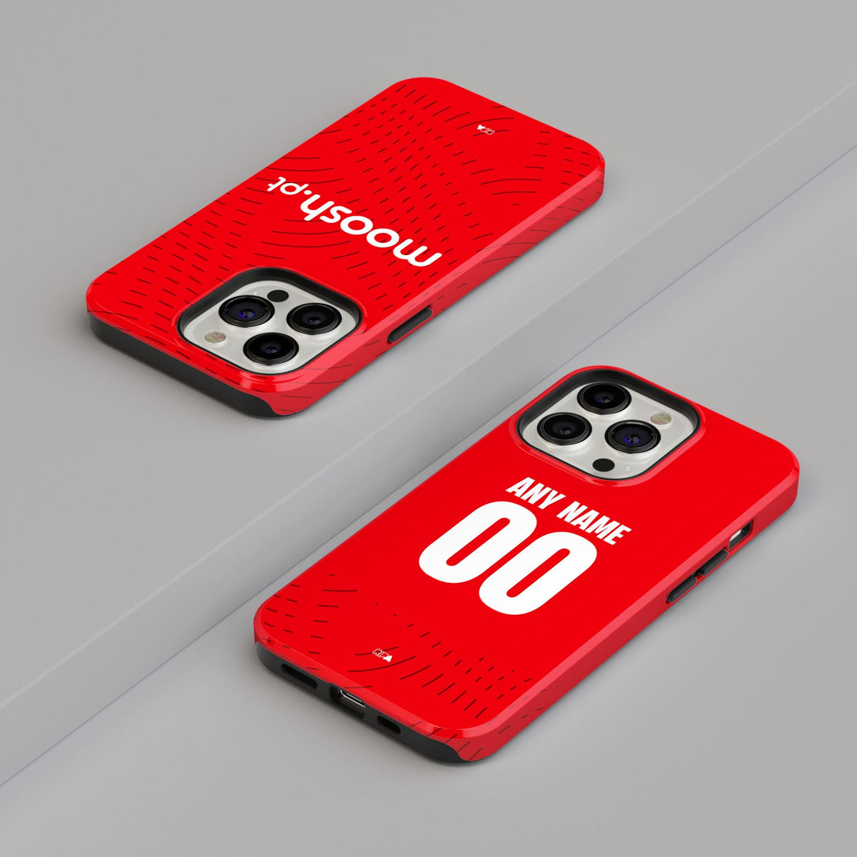 Phone case with the Braga 2024-25 Home football shirt design by RIPA Football