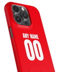 Phone case with the Braga 2024-25 Home football shirt design by RIPA Football