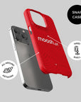 Phone case with the Braga 2024-25 Home football shirt design by RIPA Football