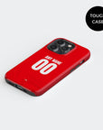 Phone case with the Braga 2024-25 Home football shirt design by RIPA Football