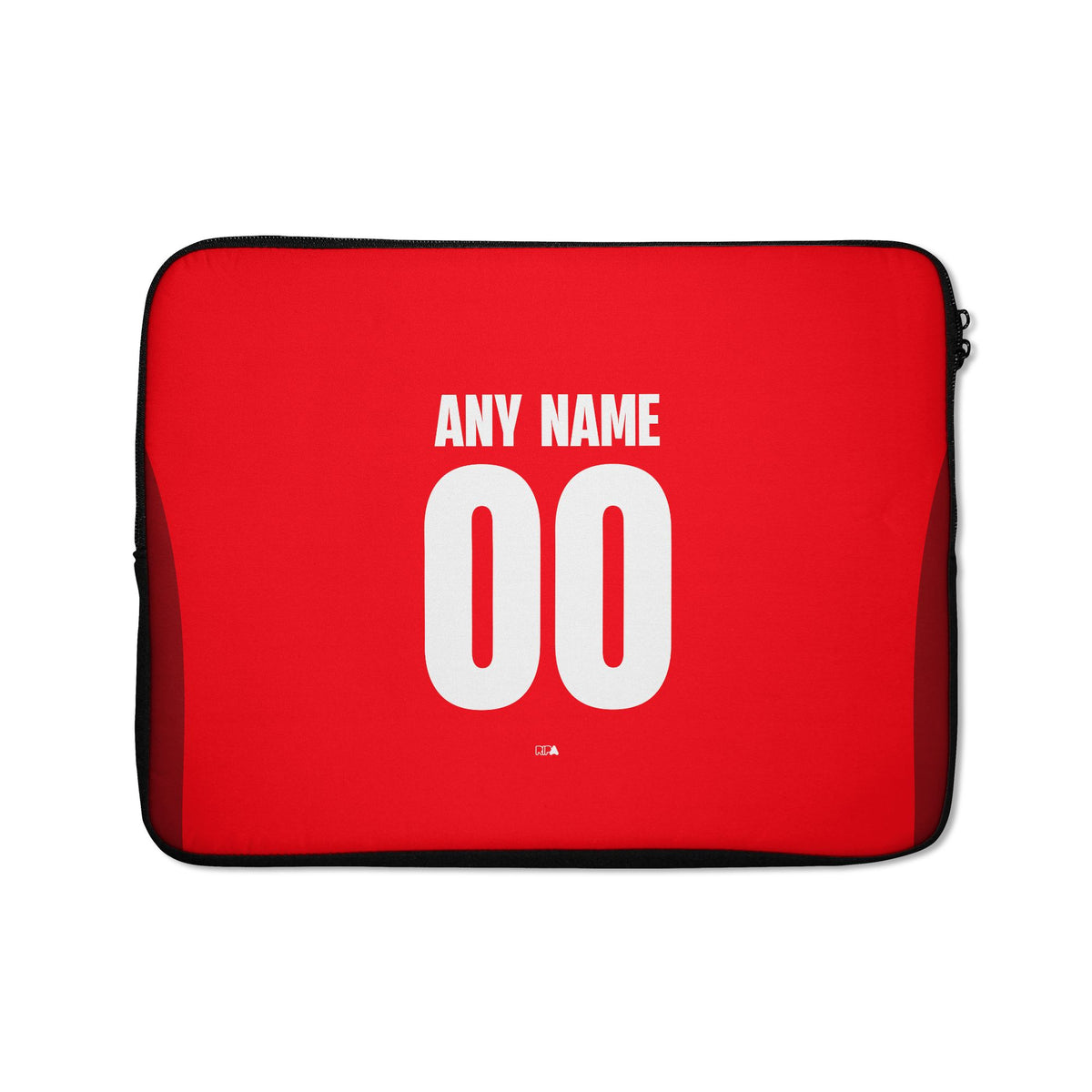 Laptop sleeve with the Braga 2024-25 Home football shirt design by RIPA Football
