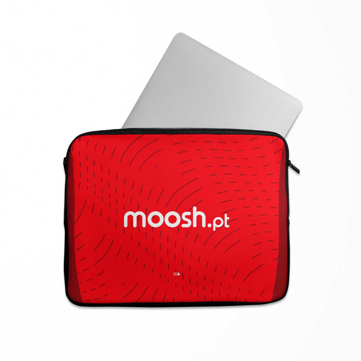 Laptop sleeve with the Braga 2024-25 Home football shirt design by RIPA Football