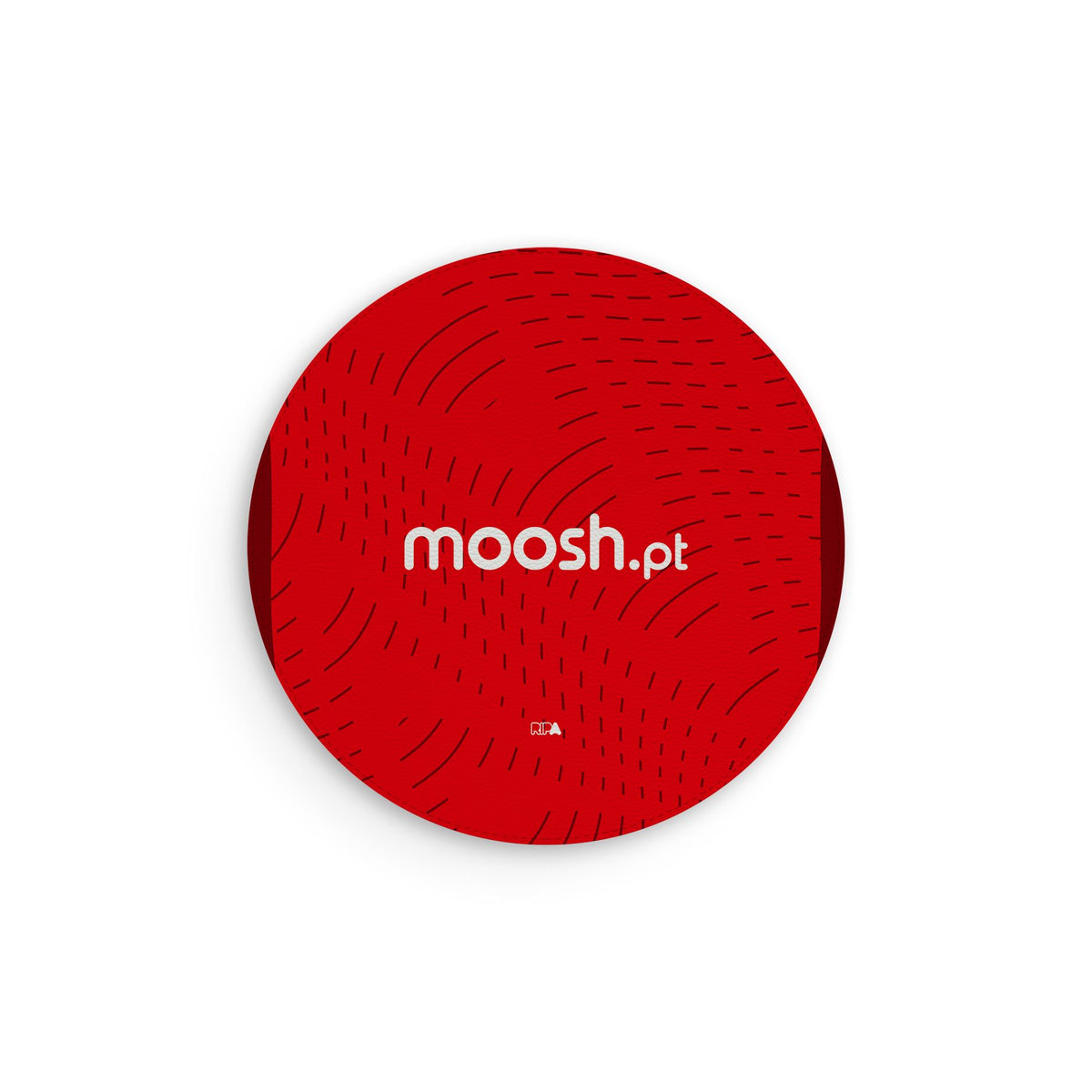 Mouse pad with the Braga 2024-25 Home football shirt design by RIPA Football
