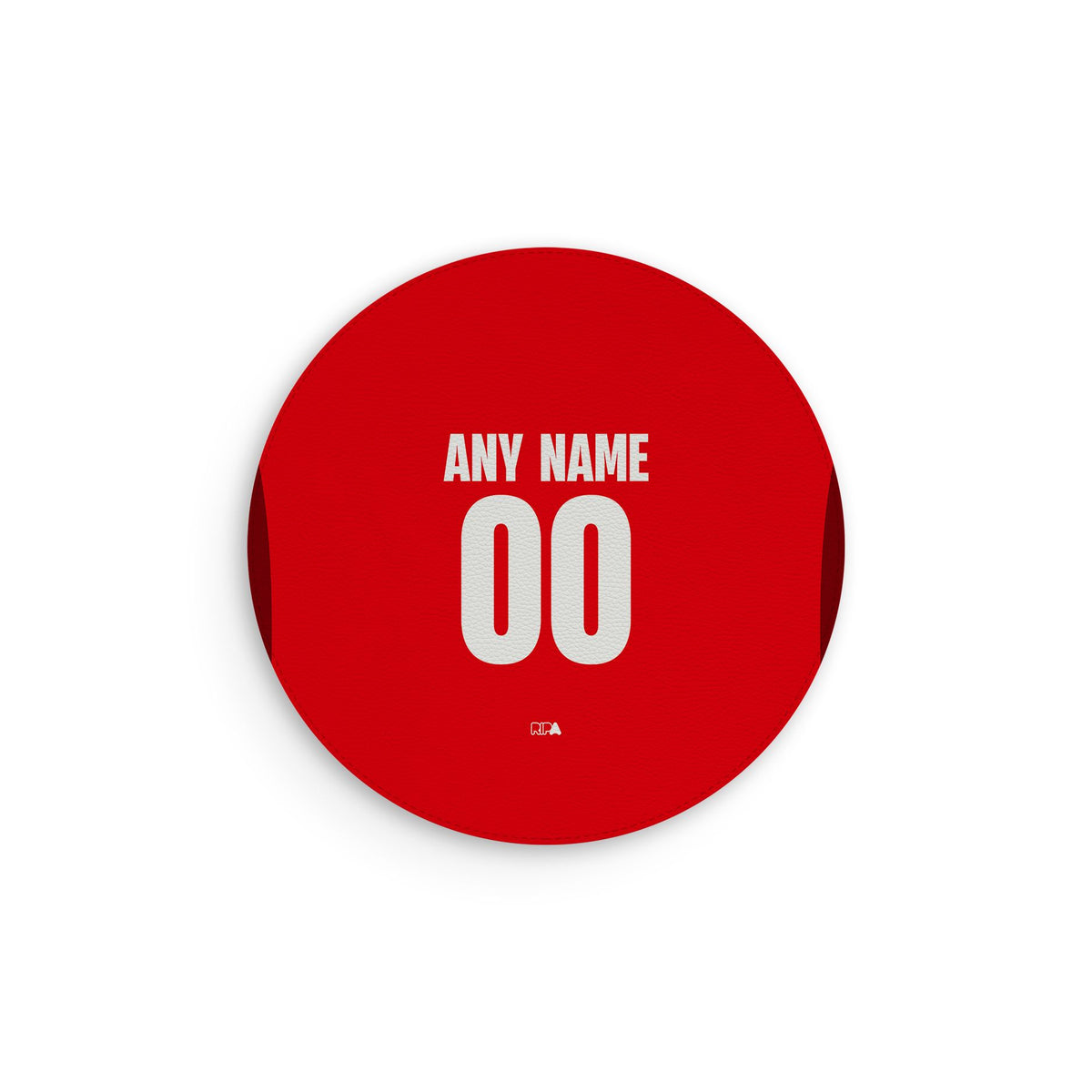 Mouse pad with the Braga 2024-25 Home football shirt design by RIPA Football