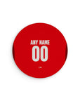 Mouse pad with the Braga 2024-25 Home football shirt design by RIPA Football