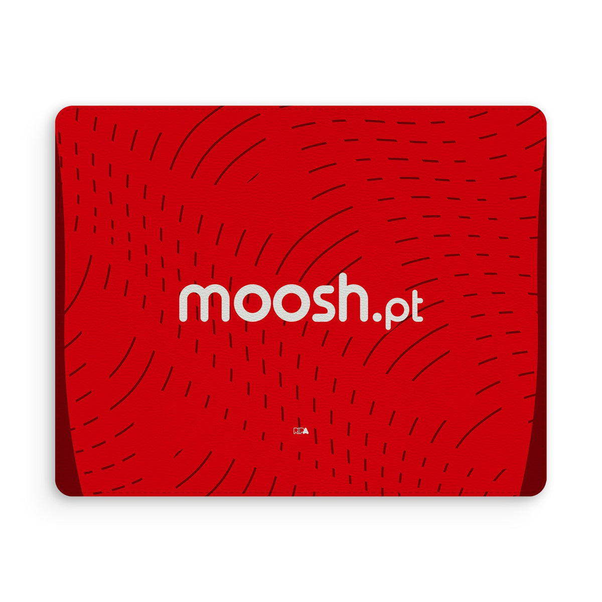 Mouse pad with the Braga 2024-25 Home football shirt design by RIPA Football