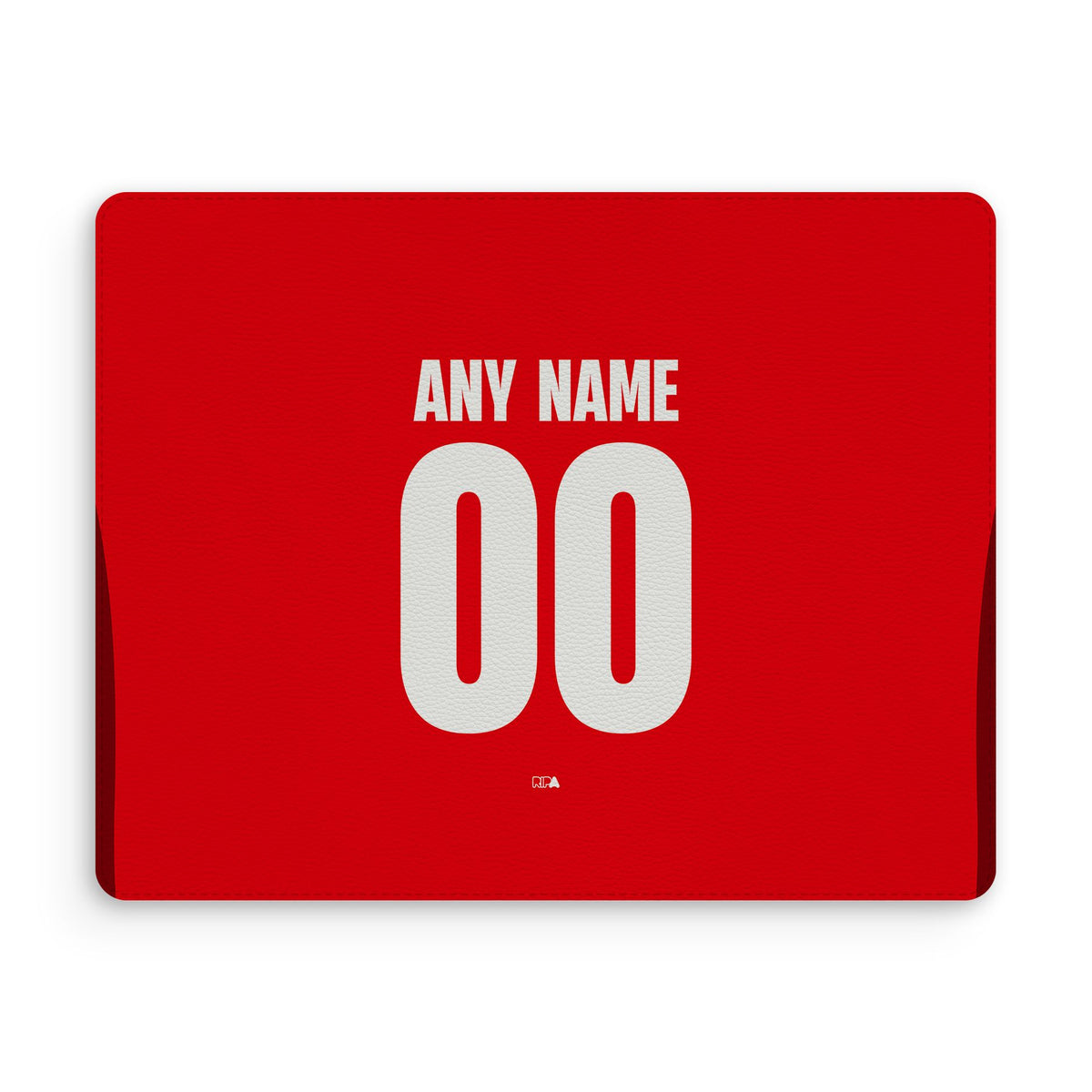 Mouse pad with the Braga 2024-25 Home football shirt design by RIPA Football